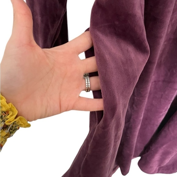 Pure J Jill Purple Velvet Soft Casual Dress XS - Picture 4 of 6